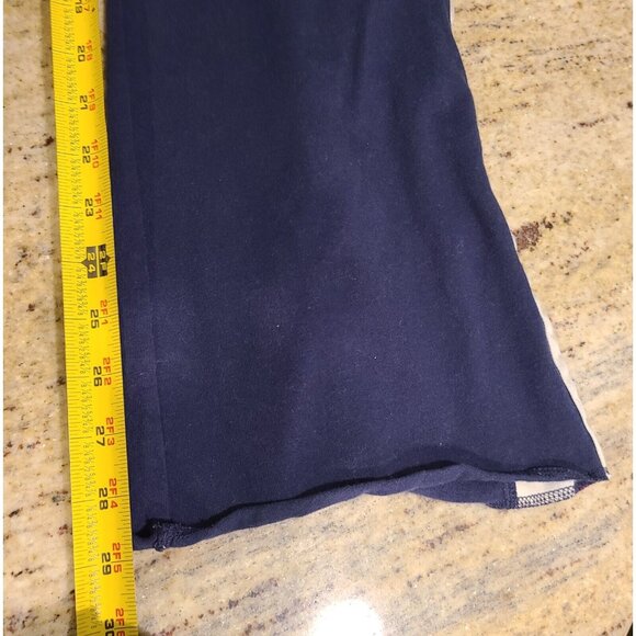 Tommy Girl Jean's Women Sz M Sweatpants Red White Blue Flag Leg Bootcut July 4th - Picture 5 of 14